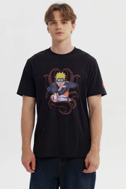 Polera Hombre Naruto Negro