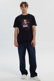 Polera Hombre Naruto Negro