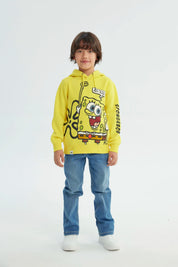 Polerón Niño Bob Esponja Amarillo