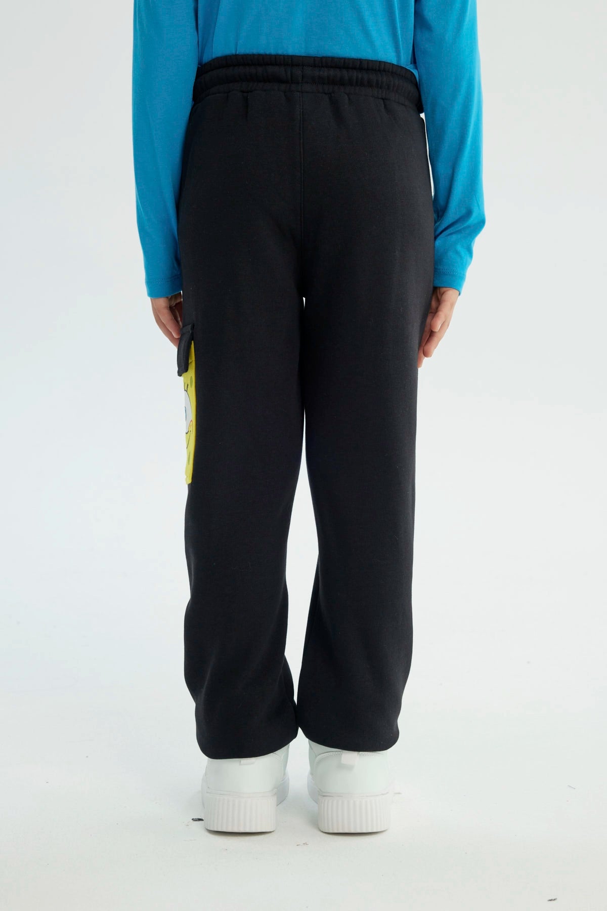 Pantalón Buzo Niño Bob Esponja Negro