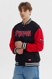 Polerón Hombre Spiderman Negro