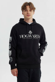 Polerón Hombre Harry Potter Negro