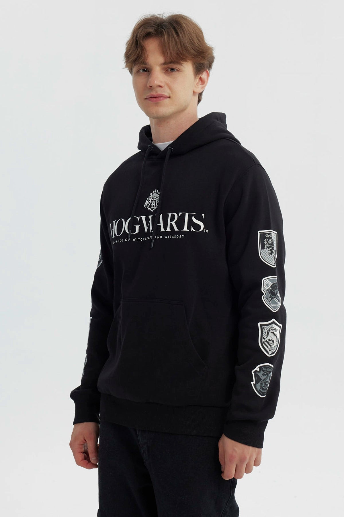 Polerón Hombre Harry Potter Negro