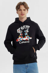 Polerón Hombre Cuphead Negro