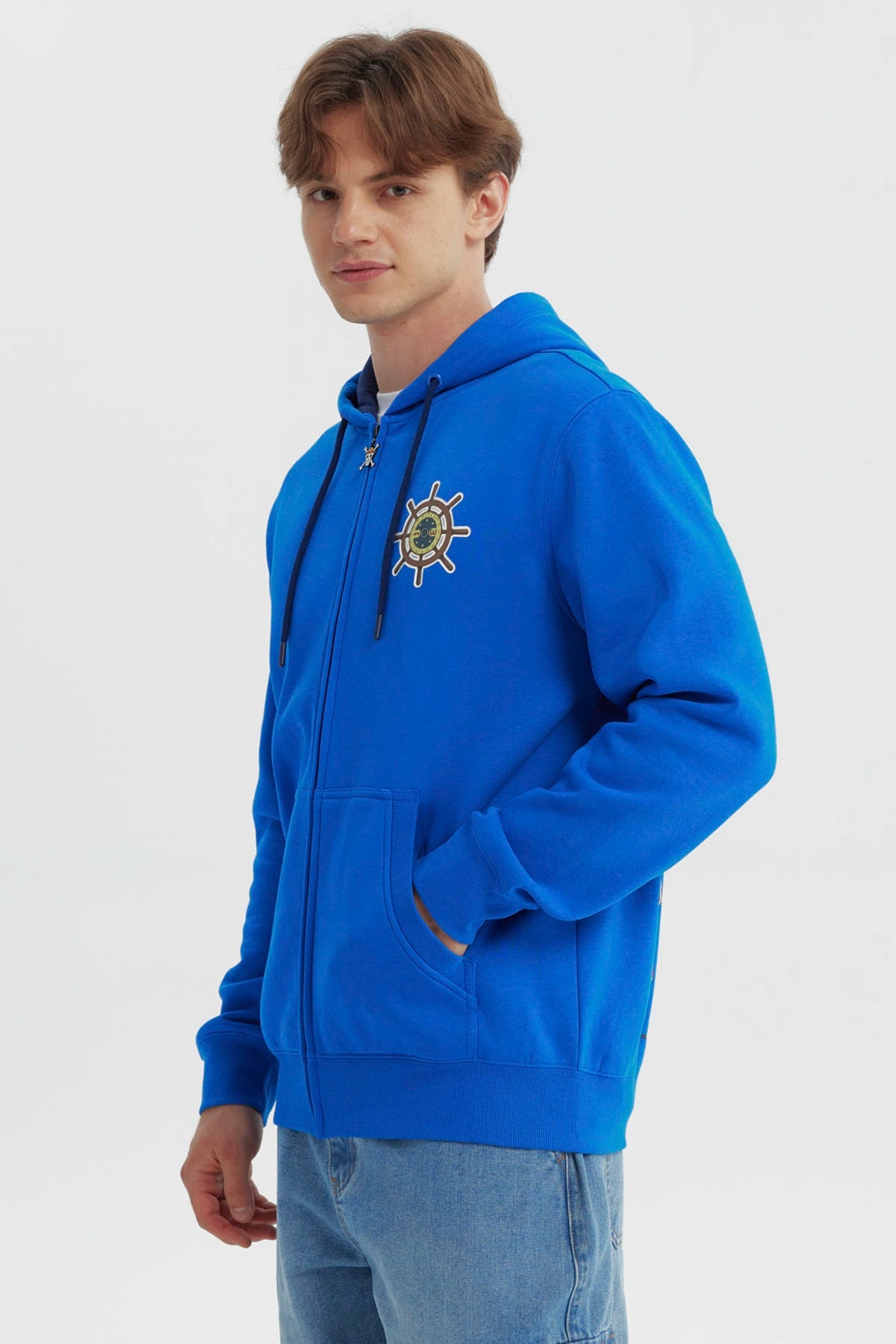 Polerón Hombre One Piece Azulino