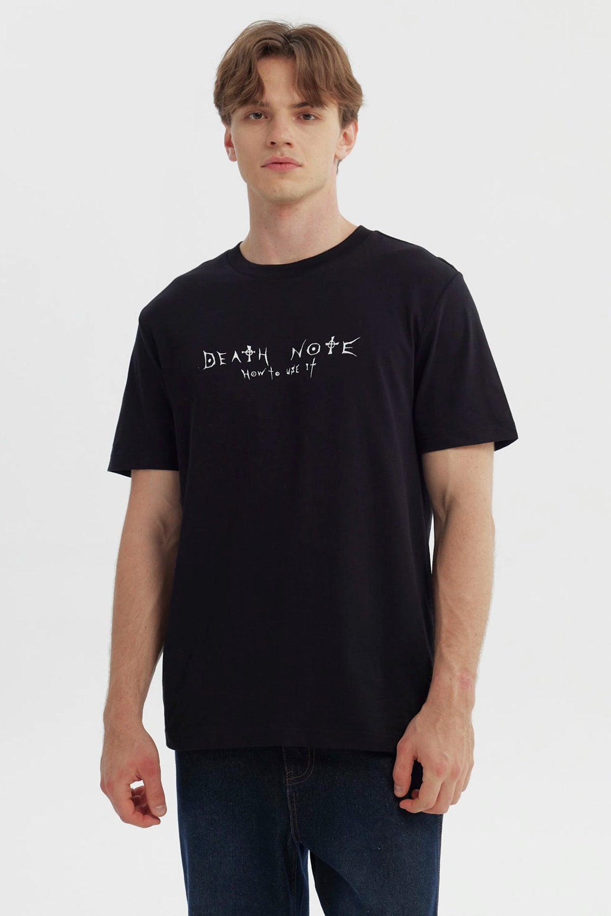 Polera Hombre Death Note Negro