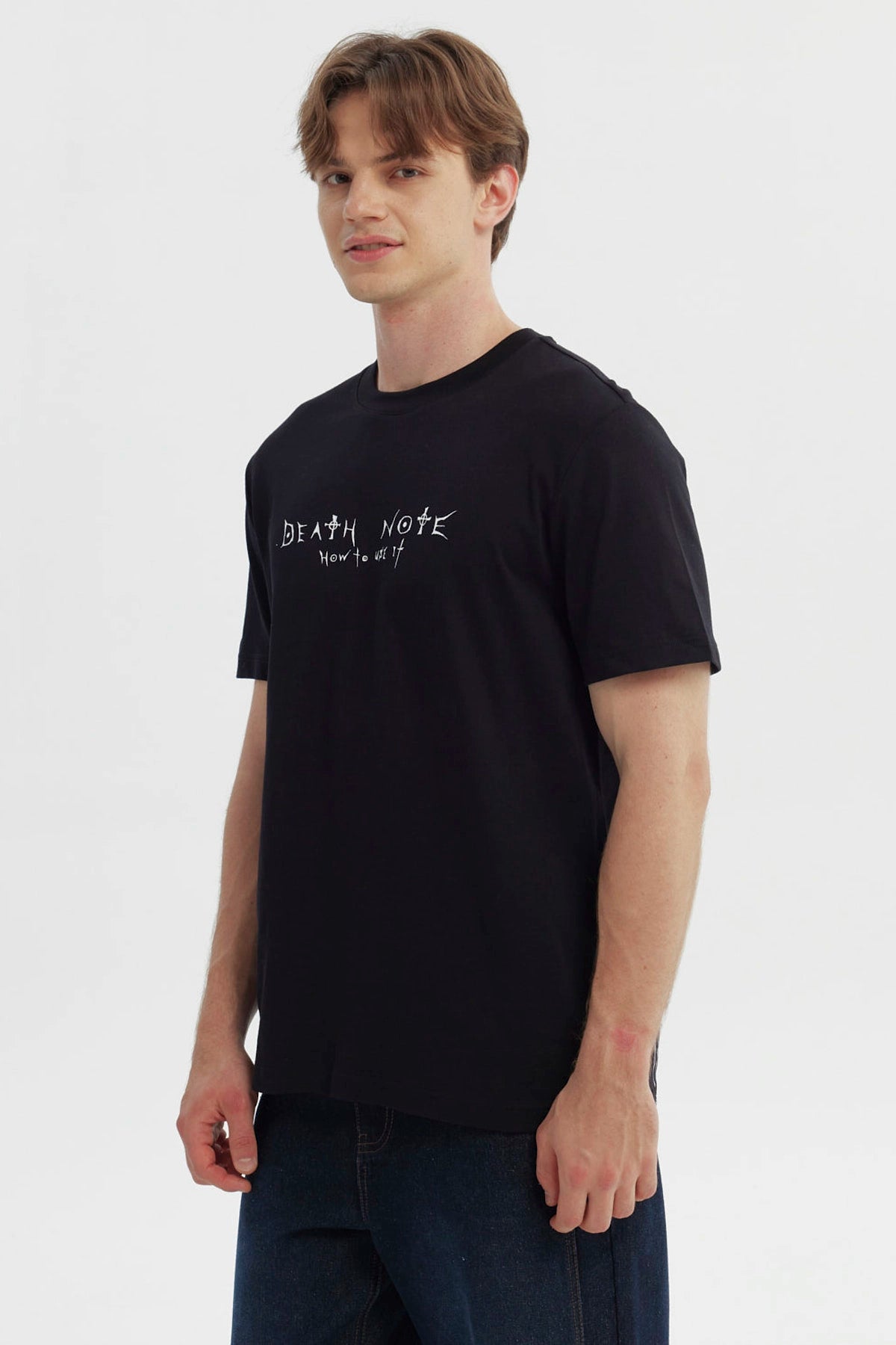 Polera Hombre Death Note Negro