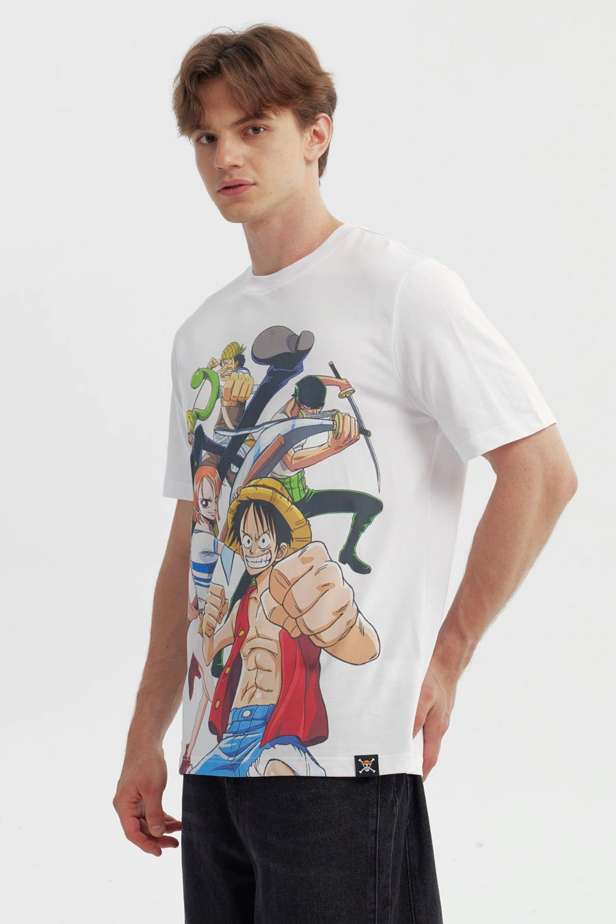 Polera Hombre One Piece Blanco