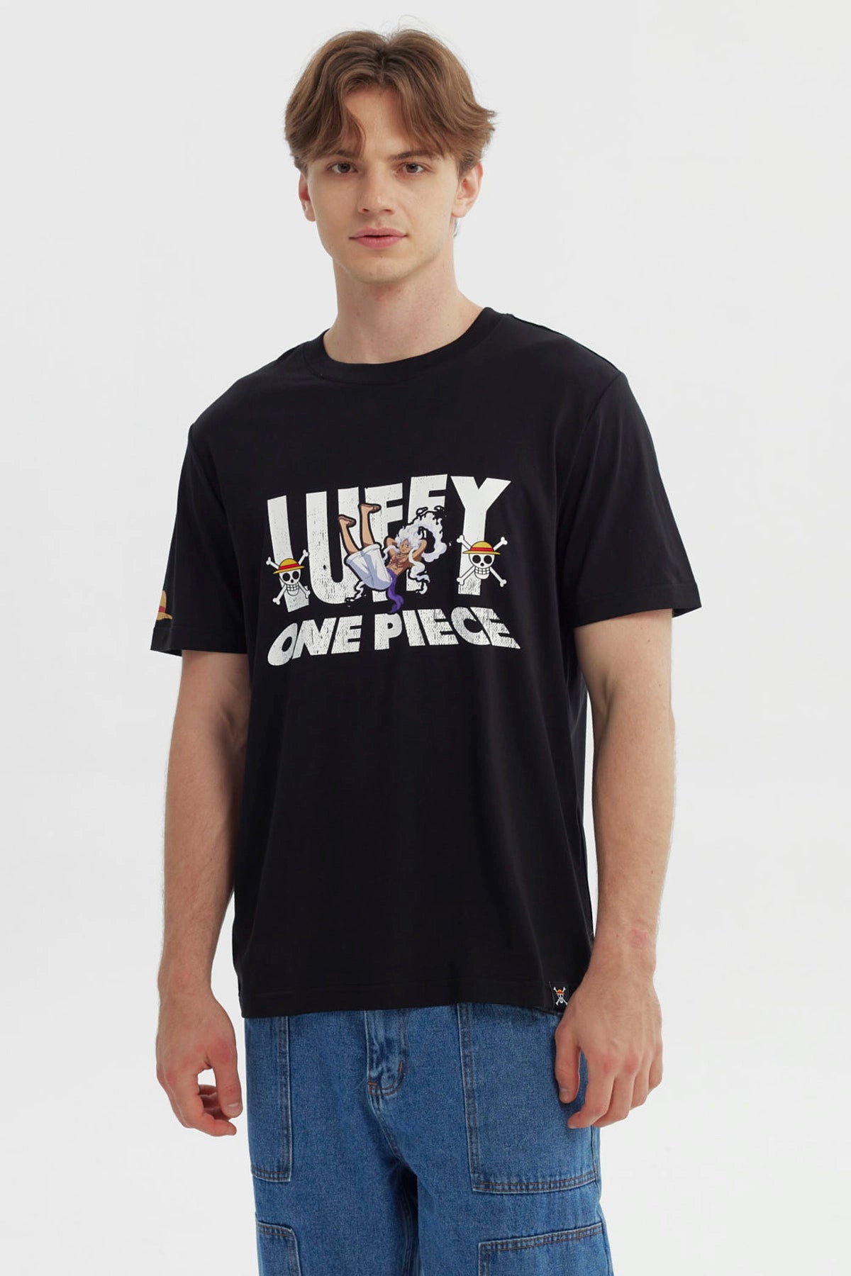 Polera Hombre One Piece Negro