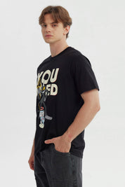 Polera Hombre Regular Negro