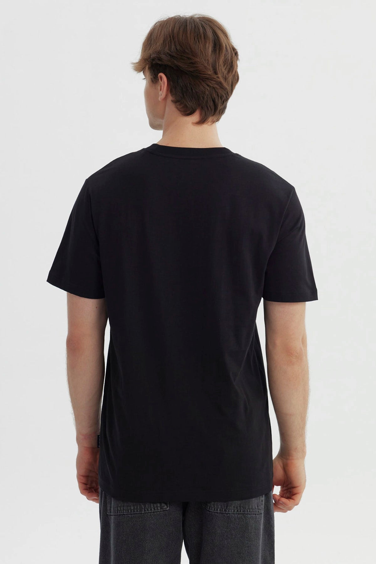 Polera Hombre Regular Negro