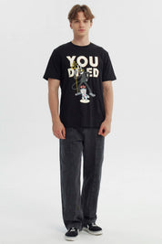 Polera Hombre Regular Negro