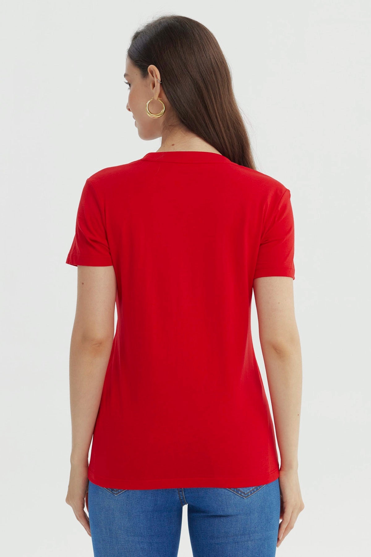 Polera Mujer Hello Kitty Rojo