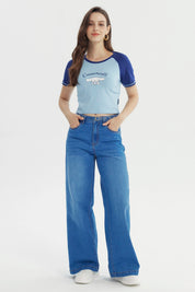 Polera Mujer Cinnamoroll Celeste