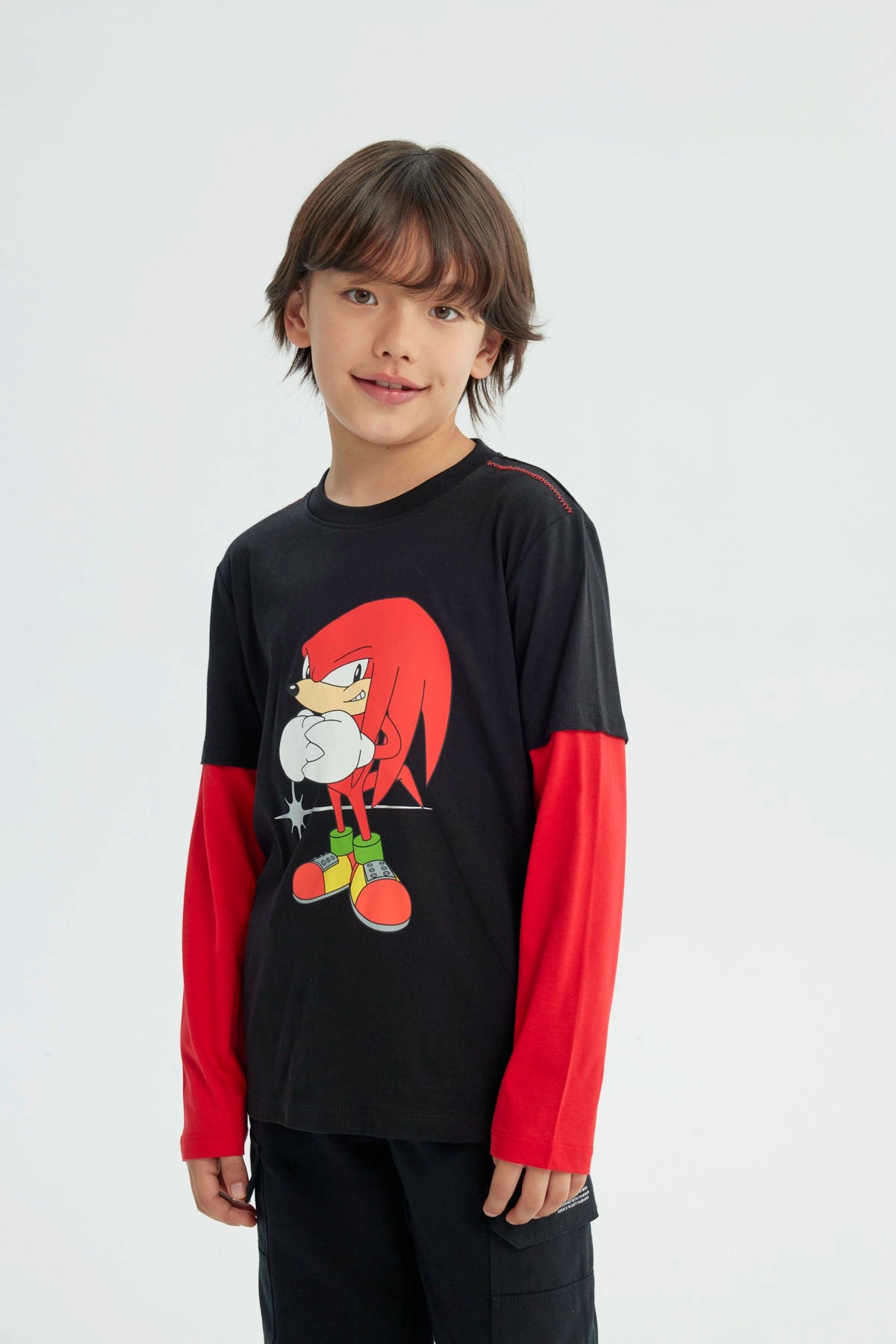 Polera Niño Sonic Negro