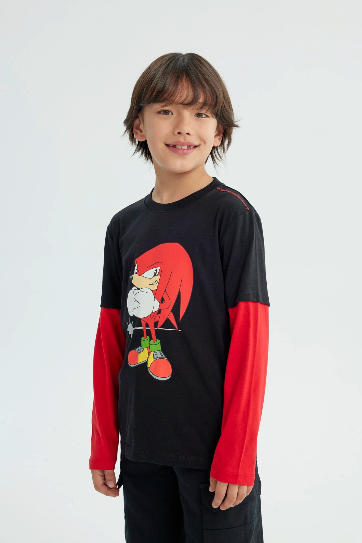 Polera Niño Sonic Negro