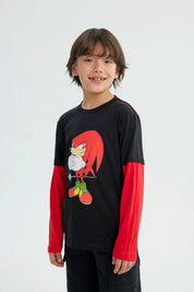 Polera Niño Sonic Negro