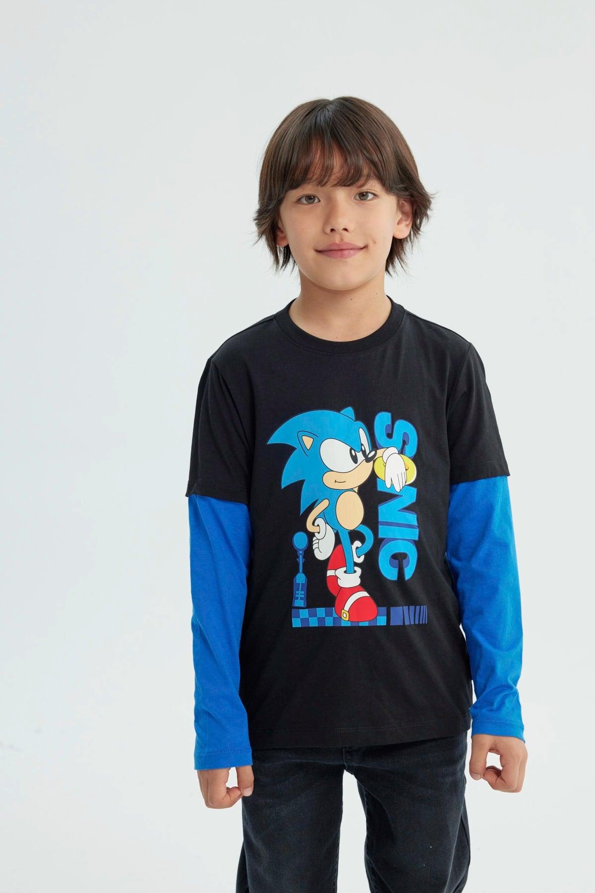 Polera Niño Licencia Negro