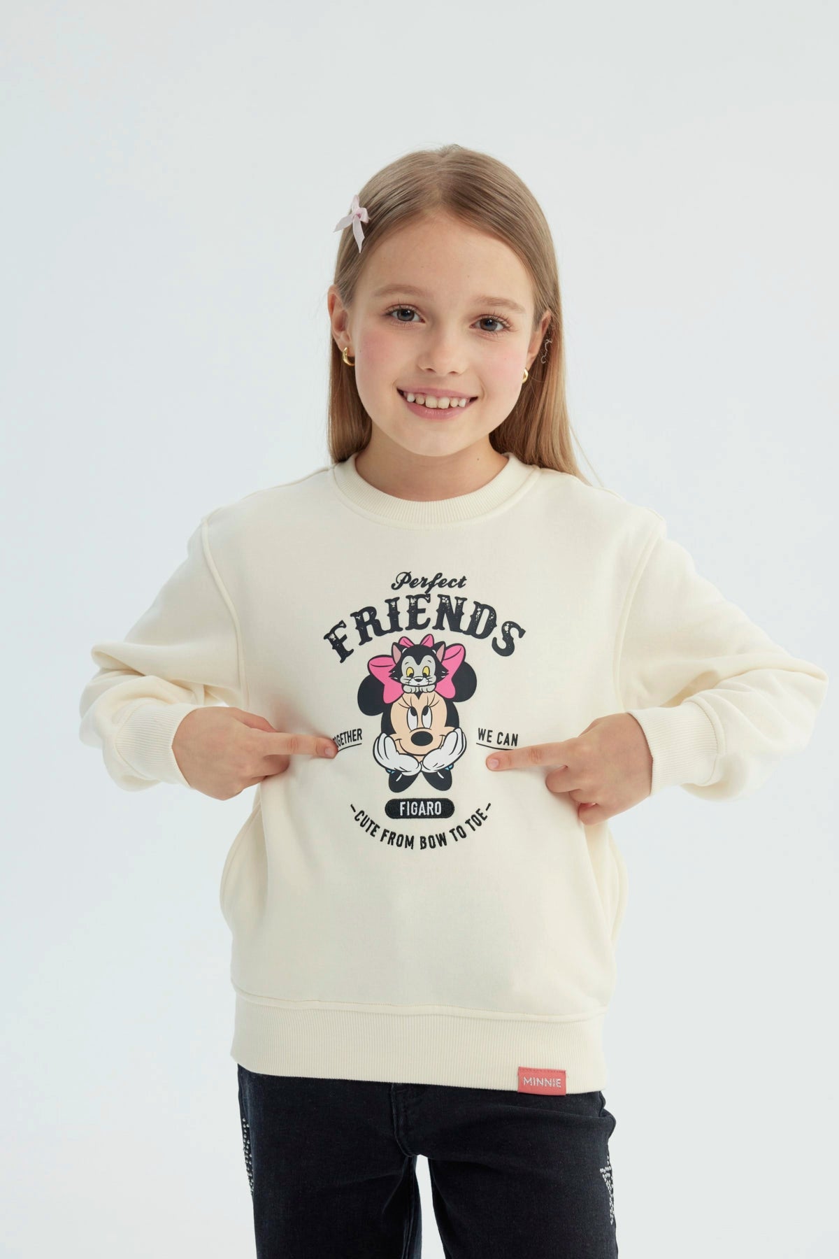 Polerón Niña Mickey Y Sus Amigos Beige