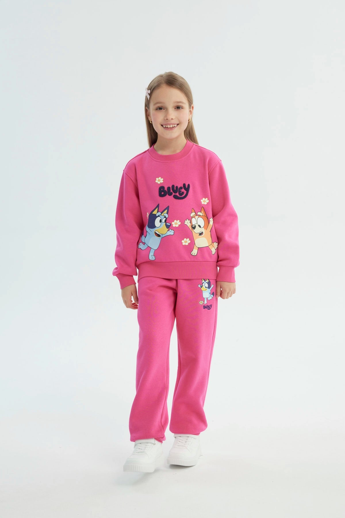 Polerón Niña Bluey Fucsia