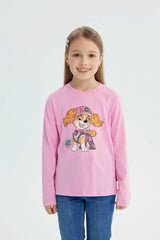 Polera Niña Paw Patrol Rosado