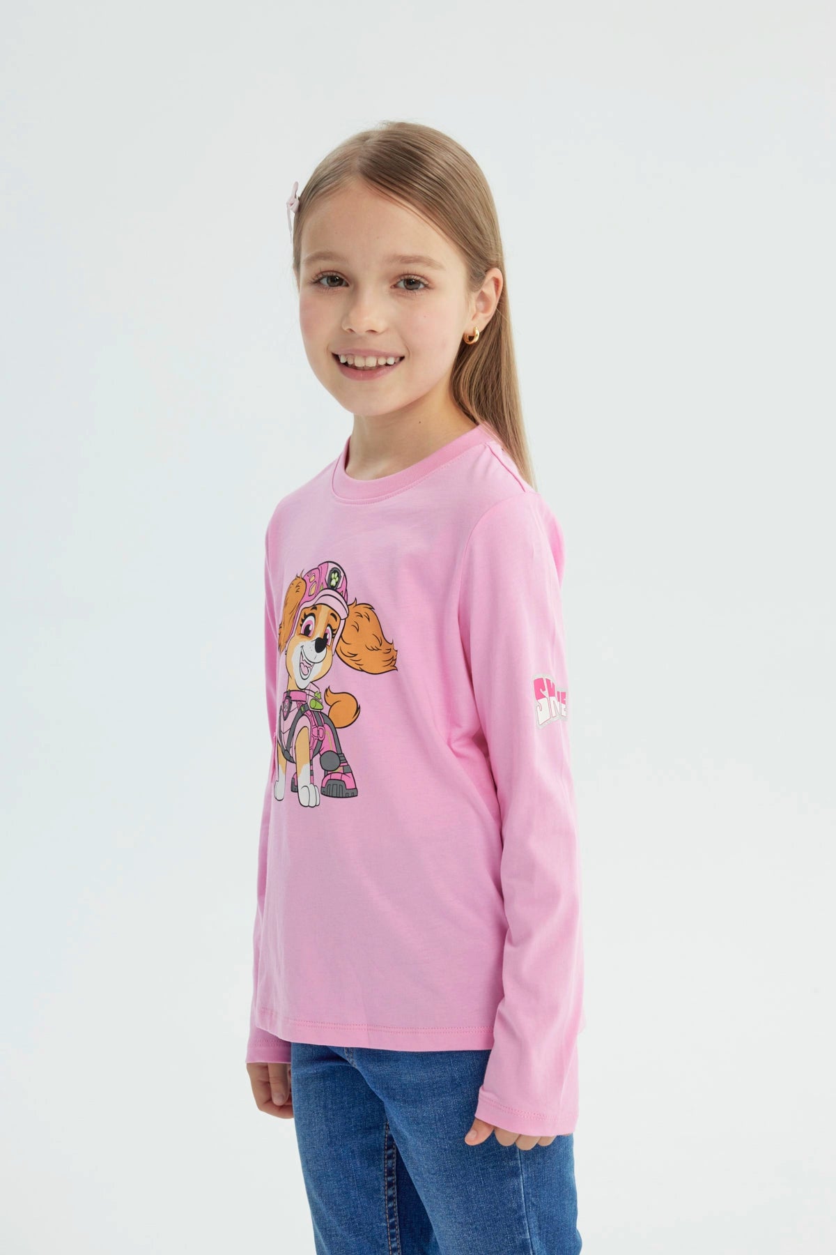 Polera Niña Paw Patrol Rosado