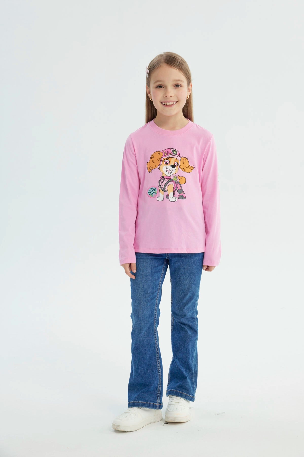 Polera Niña Paw Patrol Rosado
