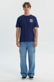 Polera Hombre Sonic Azul Marino