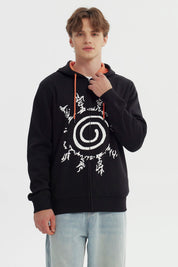 Polerón Hombre Naruto Shippuden Negro
