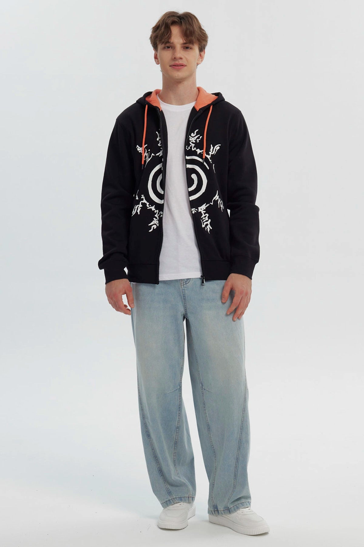 Polerón Hombre Naruto Shippuden Negro