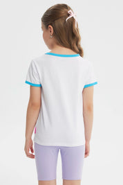Polera Regula Cuello Camisero Niña Blanco