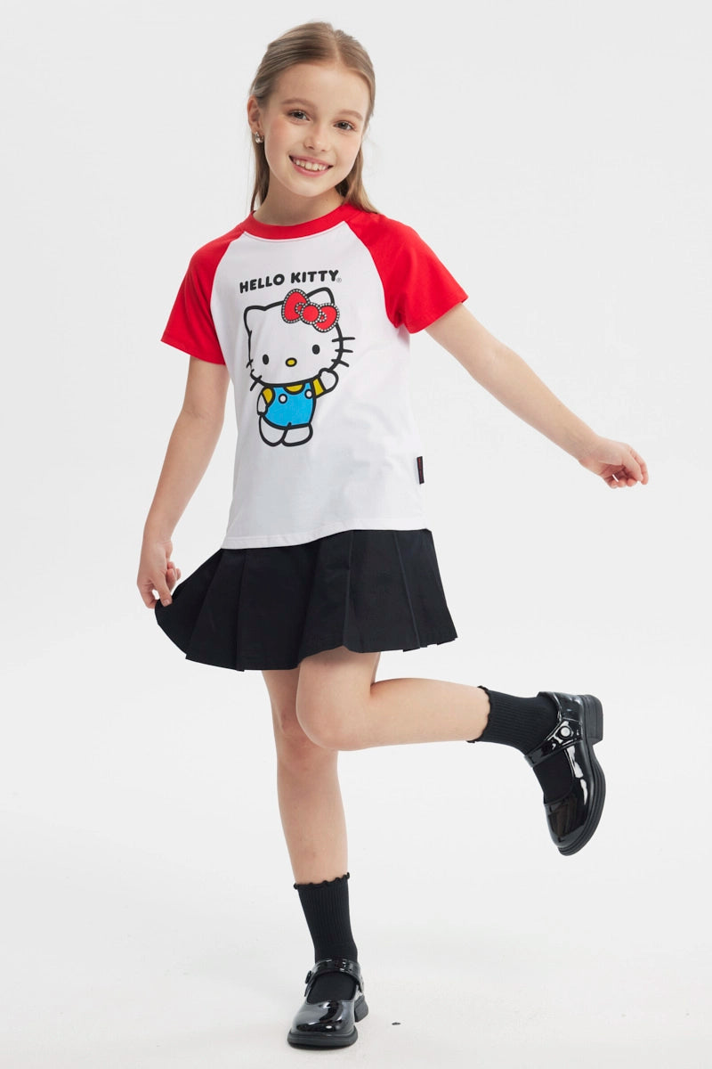 Polera Niña Hello Kitty Blanco