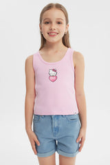 Polera Niña Hello Kitty Rosado