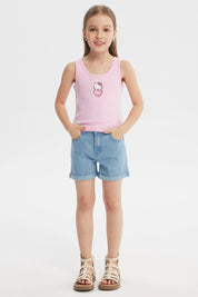 Polera Niña Hello Kitty Rosado