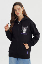Polerón Mujer Kuromi Negro
