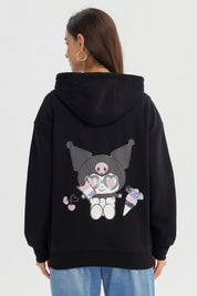 Polerón Mujer Kuromi Negro