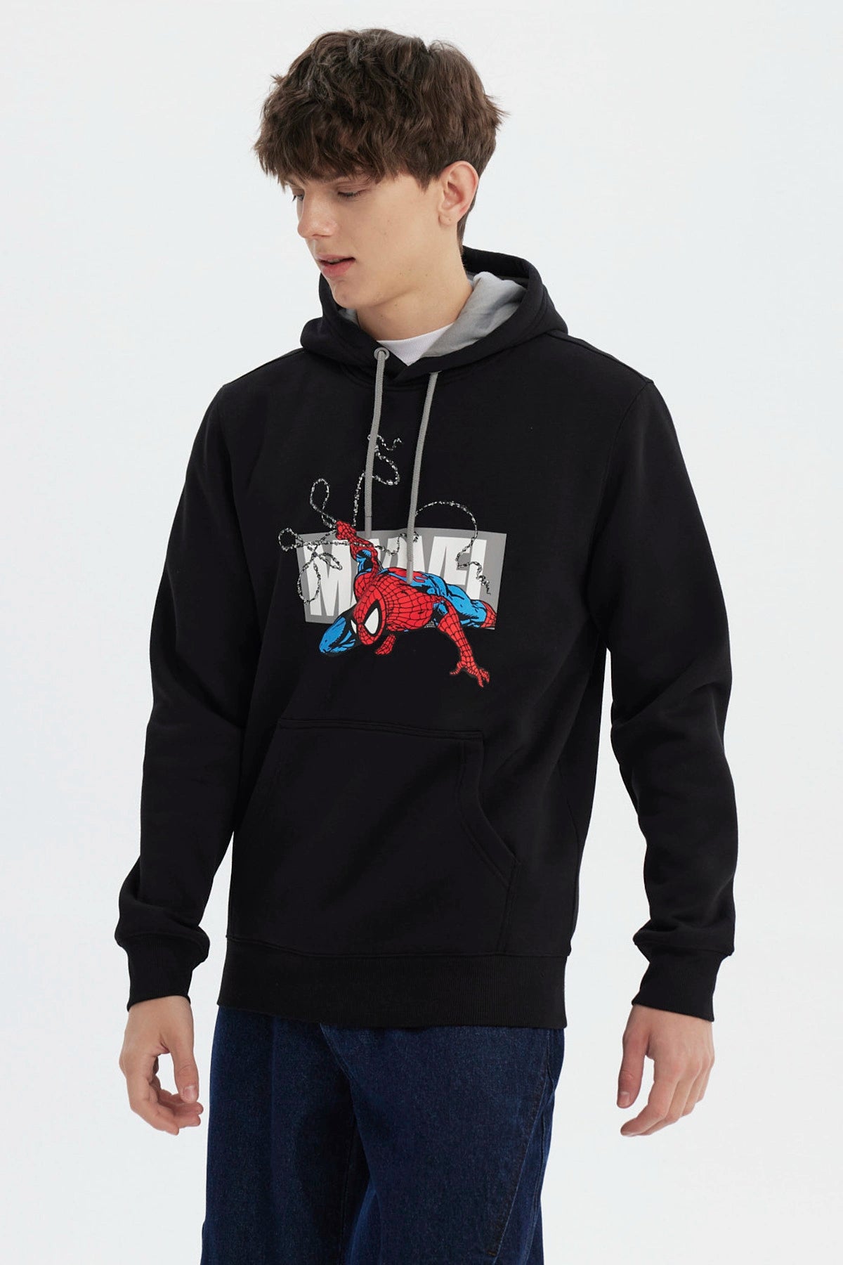 Polerón Hombre Marvel Negro