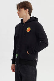 Polerón Hombre Regular Con Gorro Negro