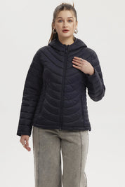 Parka Mujer Mujer Juvenil Azul Marino