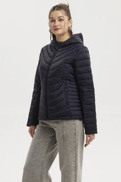 Parka Mujer Mujer Juvenil Azul Marino