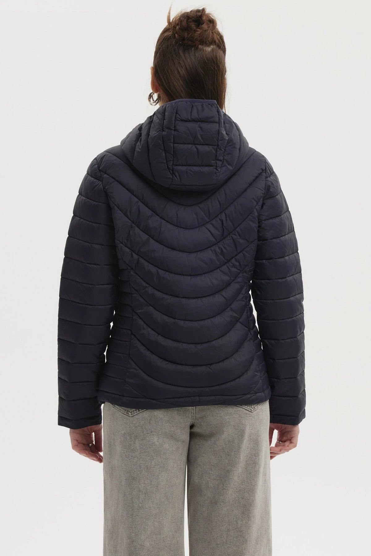 Parka Mujer Mujer Juvenil Azul Marino
