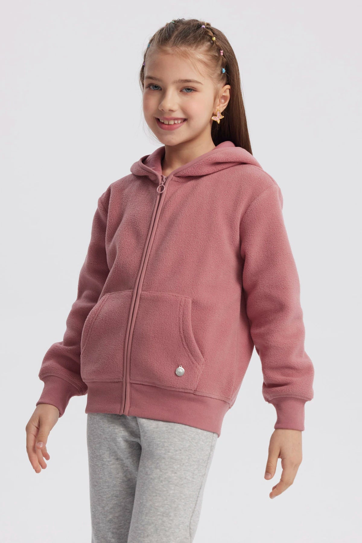 Polar Niña Micropolar Básico Rosado