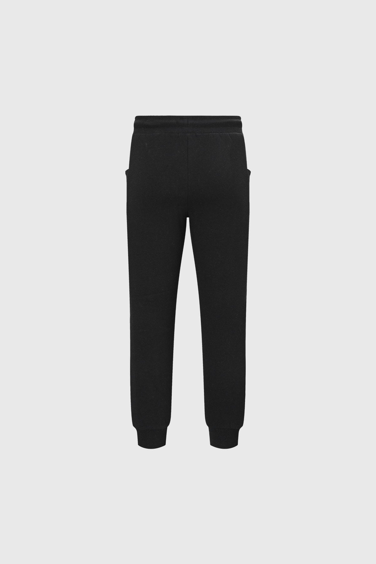 Pantalones buzo niña bipack negro y celeste diseño liso con bolsillos laterales y pretina ajustable ideal para jugar