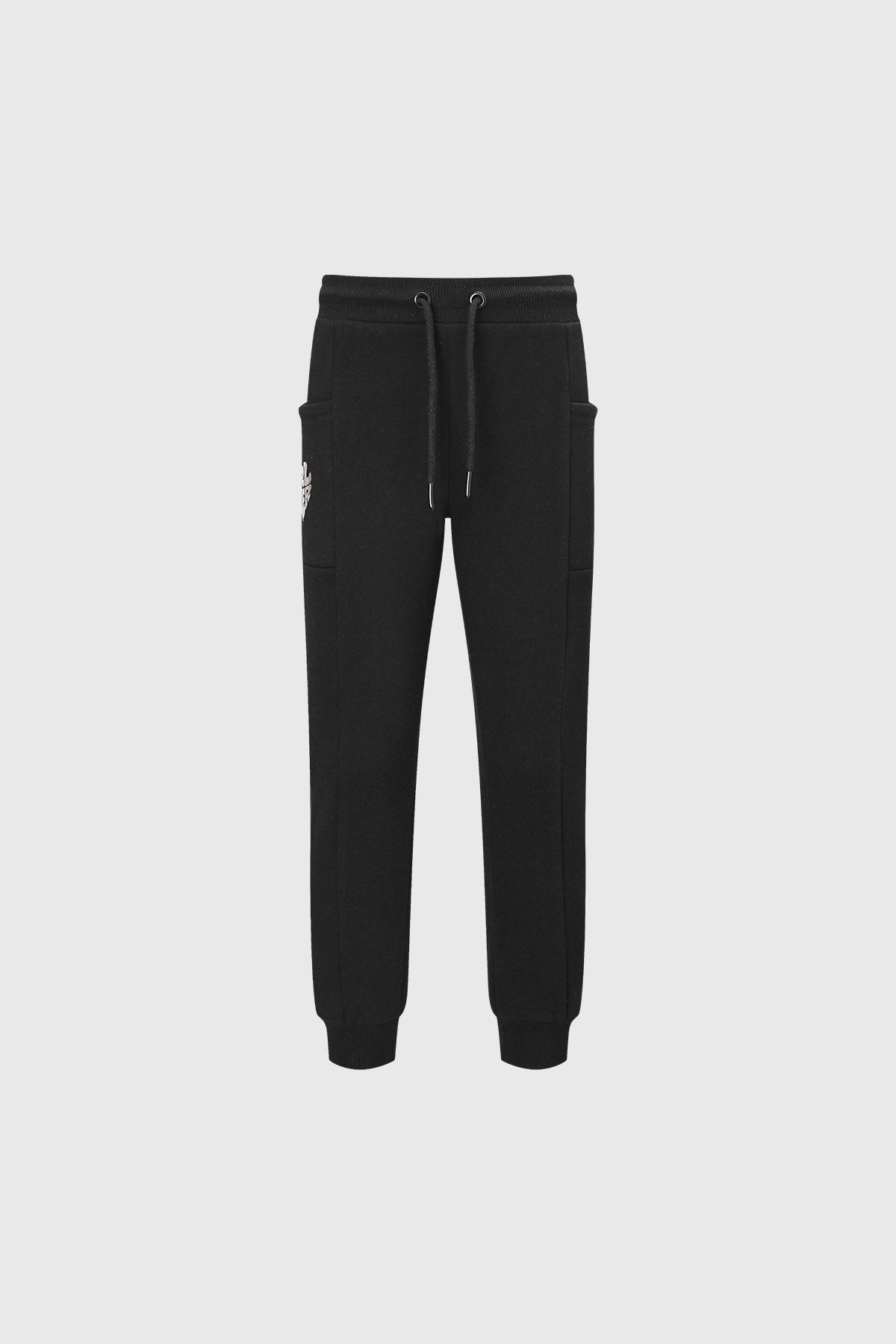 Pantalones buzo niña bipack negro y celeste diseño liso con bolsillos laterales y pretina ajustable ideal para jugar
