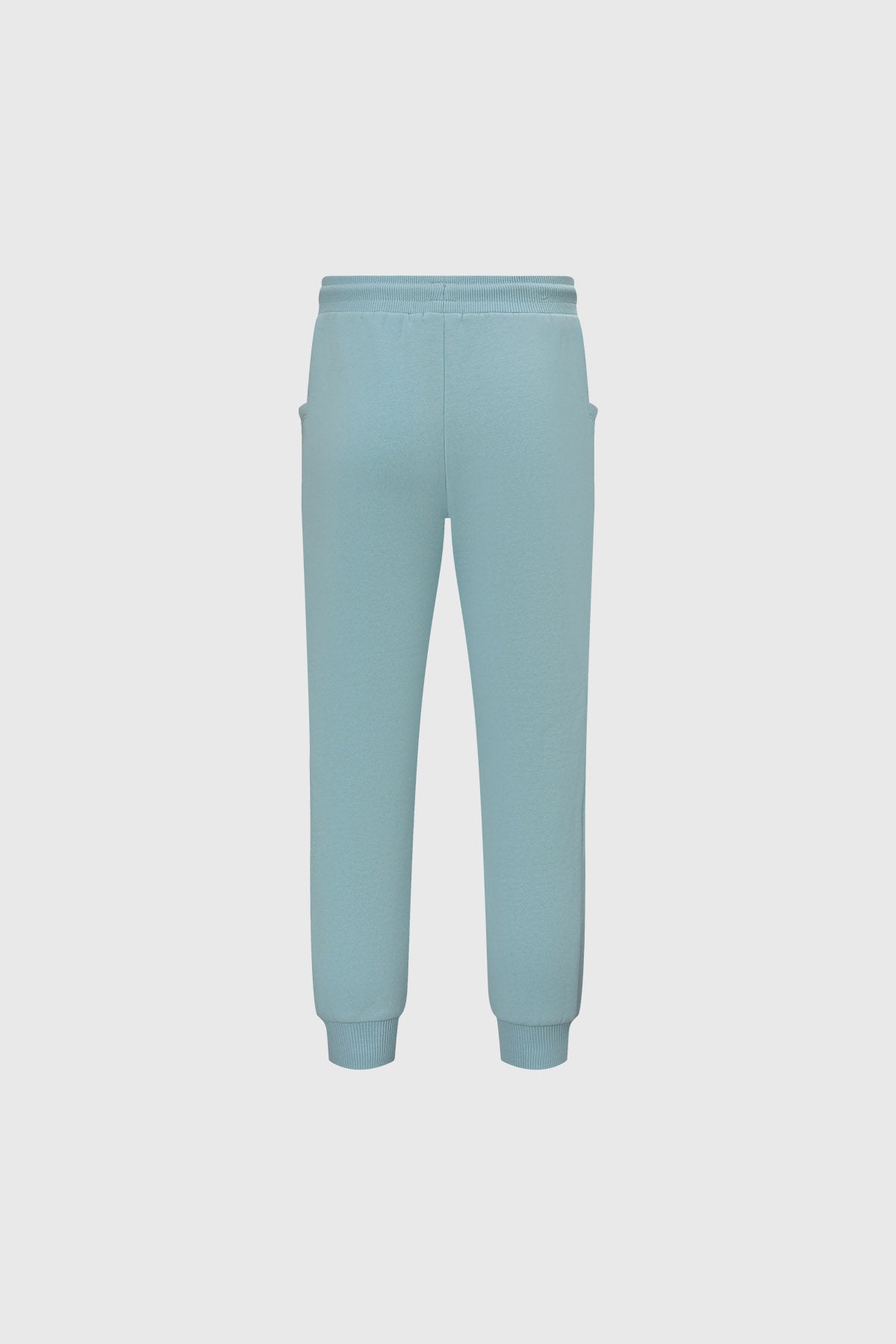 Pantalones buzo niña bipack negro y celeste diseño liso con bolsillos laterales y pretina ajustable ideal para jugar