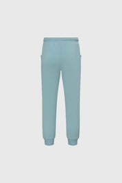 Pantalones buzo niña bipack negro y celeste diseño liso con bolsillos laterales y pretina ajustable ideal para jugar
