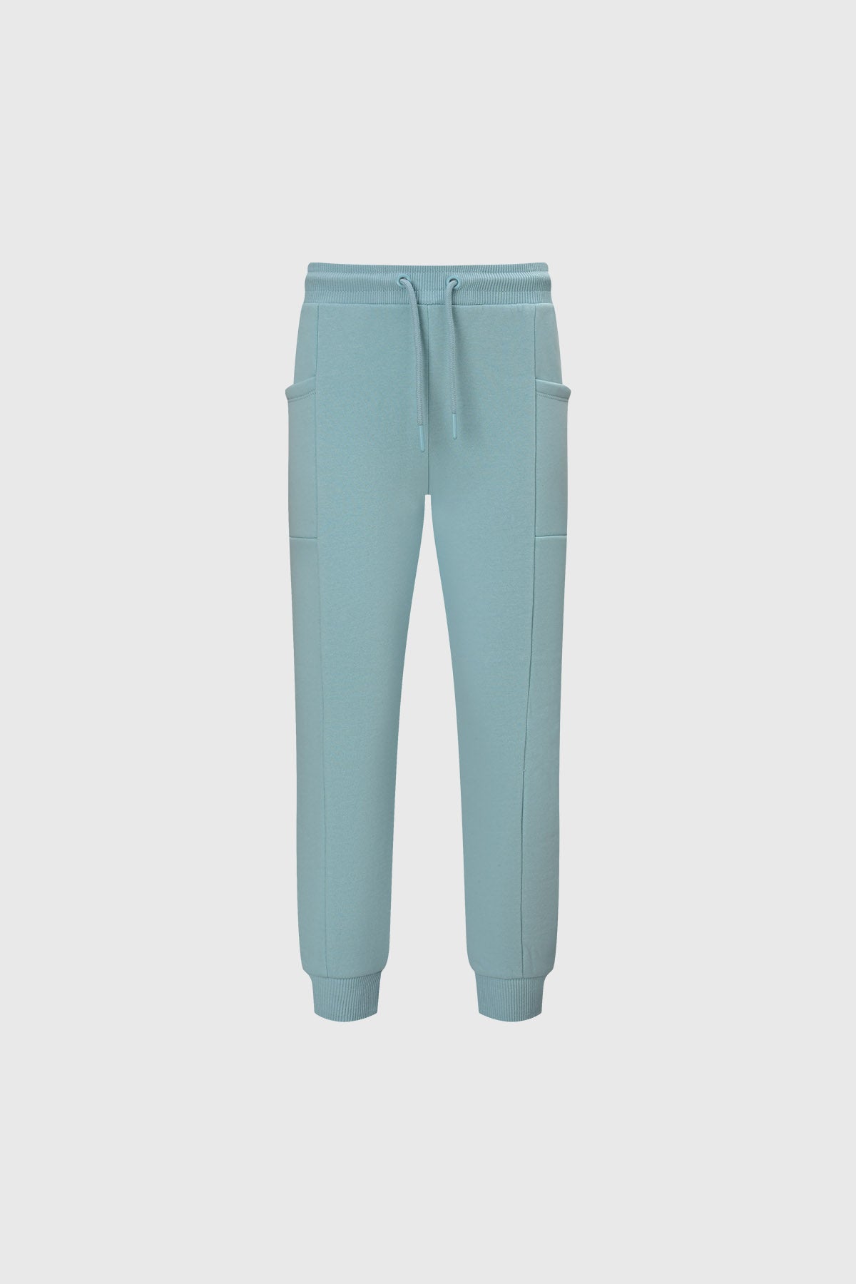 Pantalones buzo niña bipack negro y celeste diseño liso con bolsillos laterales y pretina ajustable ideal para jugar