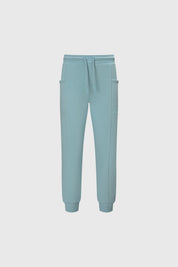 Pantalones buzo niña bipack negro y celeste diseño liso con bolsillos laterales y pretina ajustable ideal para jugar