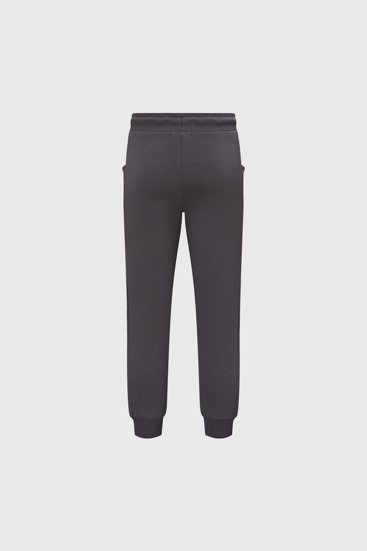 Pantalón buzo niña rosado bipack con uno gris diseño liso cómodos con bolsillos laterales y cintura ajustable