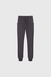 Pantalón buzo niña rosado bipack con uno gris diseño liso cómodos con bolsillos laterales y cintura ajustable